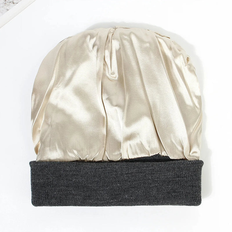 Gorro Unissex com Forro de Cetim Duplo Conforto – WinterSilk™