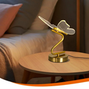Modern LED Butterfly Desk Lamp – Luz de Atmosfera Recarregável via USB