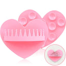 Coletor de Cabelos de Chuveiro em Silicone em Formato de Coração