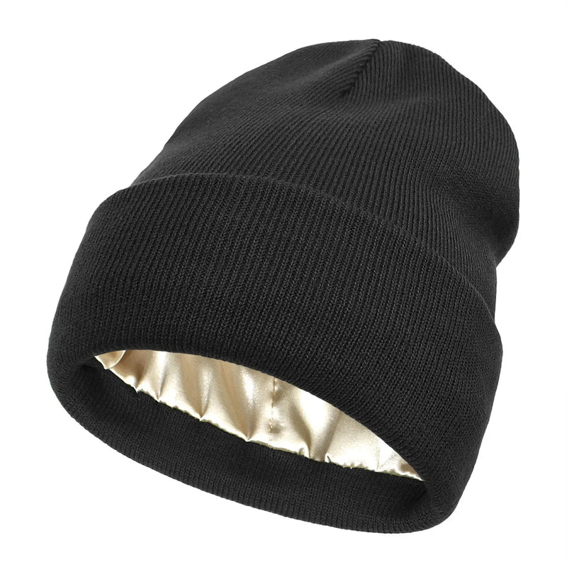 Gorro Unissex com Forro de Cetim Duplo Conforto – WinterSilk™