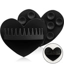 Coletor de Cabelos de Chuveiro em Silicone em Formato de Coração