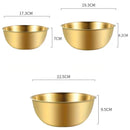 Conjunto Premium de Bowls de Inox