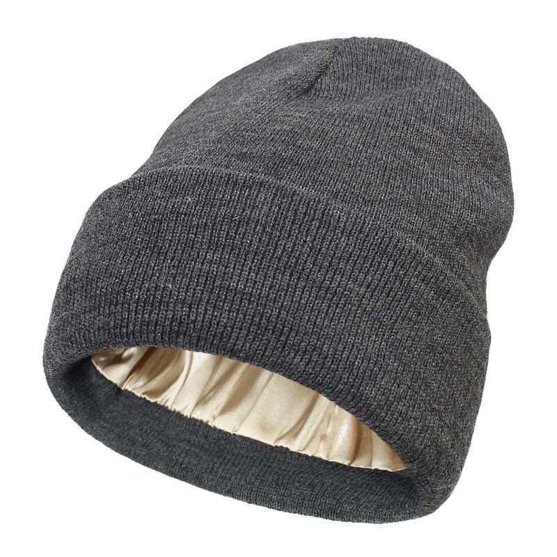 Gorro Unissex com Forro de Cetim Duplo Conforto – WinterSilk™