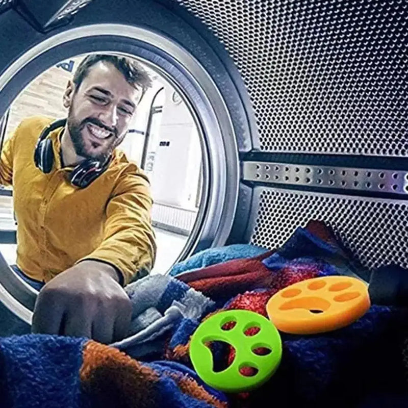 Removedor de Pelos em Formato de Pata de Silicone para Máquina de Lavar