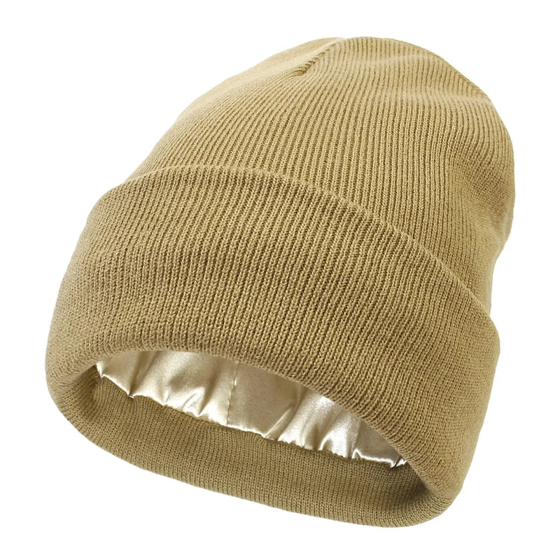 Gorro Unissex com Forro de Cetim Duplo Conforto – WinterSilk™
